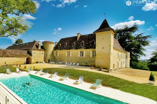 Location saisonnière – Château à louer pour 10 personnes entre Bergerac et Sarlat, SARLAT LA CANEDA