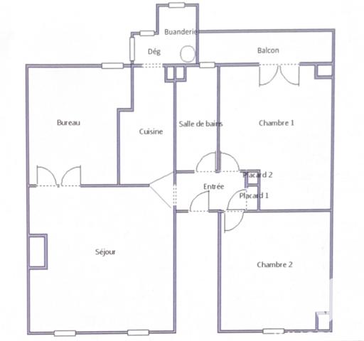 Appartement à vendre 4 pièces 70 m² Bois-Colombes
