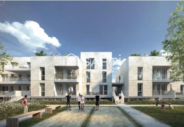 Amiens, Intercampus, appartement T3 avec balcon et stationnement sécurisé.