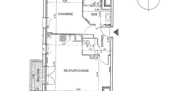 Location Appartement 2 pièces 46.87 m² - Le Grand-quevilly 76120