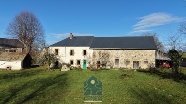 Longère 7 pièces avec grange, dépendances et terrain