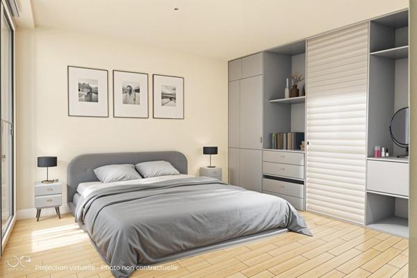 Ecoquartier RIVES DE SEINE - IMMEUBLE 2014 -  - ETAGE ELEVE - PARFAIT ETAT -  GRAND BALCON