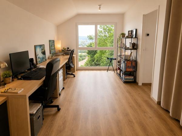 Maison individuelle T5 double A - mezzanine - sous-sol complet - jardin (Farges 01550)