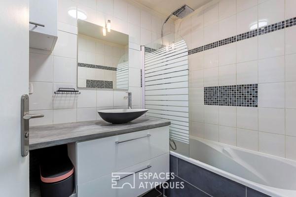 Duplex en dernier étage avec balcon