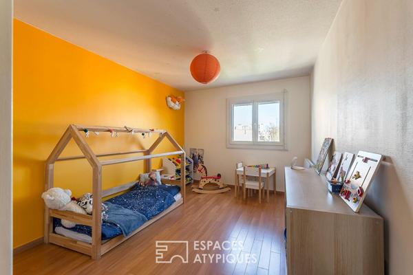 Duplex en dernier étage avec balcon