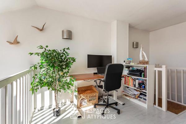 Duplex en dernier étage avec balcon