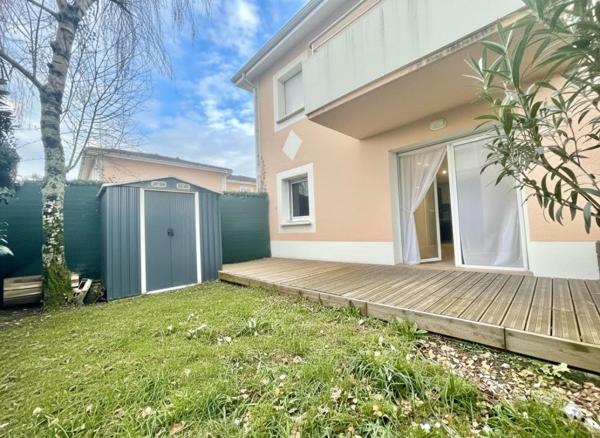 Appartement Merignac 2 pièce(s) 47 m2 + jardin + place de parking