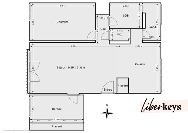 T3 clé en main de 60 m² avec garage, cave et parc privé à BRON