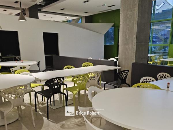Bureaux à louer Lyon 2ème Confluence terrasses et parkings en sous-sol
