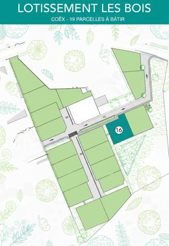 NOUVEAU LOTISSEMENT | Terrain Constructible Viabilisé 359 m² - COËX (85220)