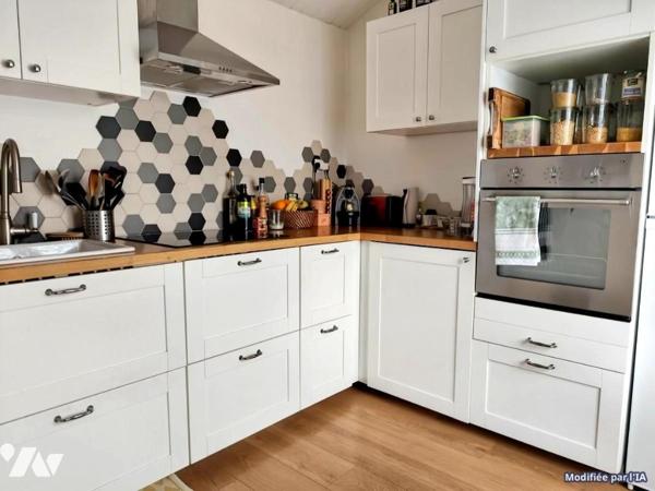 Maison de plain-pied rénovée avec goût