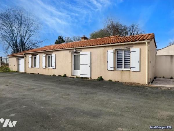 Maison de plain-pied rénovée avec goût