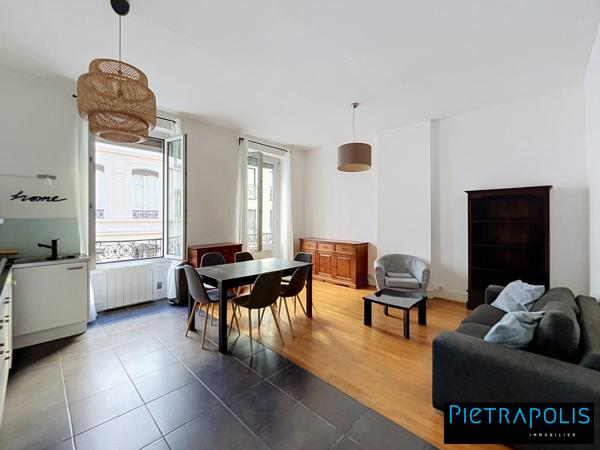 Lyon 6 Masséna – Grand T2 de 53 m² avec bureau et dressing