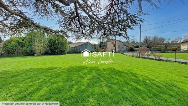 Terrain à bâtir 891 m²