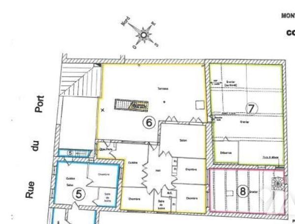 APPARTEMENT (Maison de village)  99M² AVEC TRES GRANDE TERRASSE 100m² ET GRENIER/DEPENDANCE