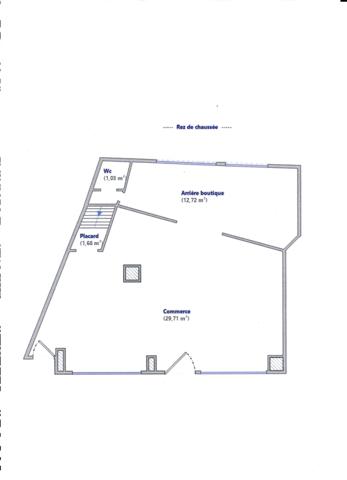 A vendre murs d'un Local/bureau avec un appartement PARIS 20EME ARRONDISSEMENT (75) - 4 pièces - 590 000 € HAI