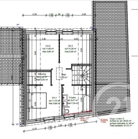 Maison à vendre  4 pièces - 91,70 m 2   VALFF  - 67
