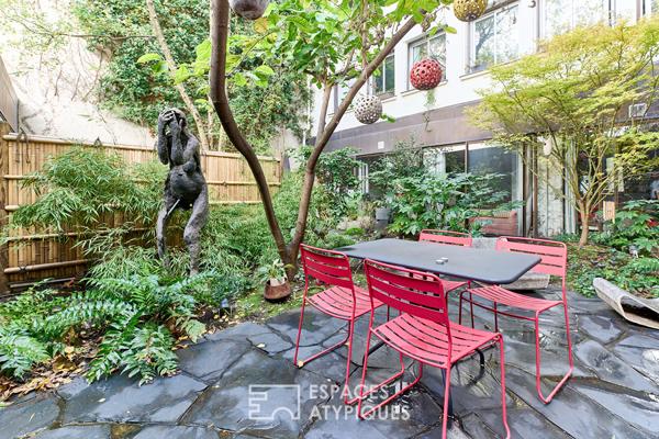 Appartement loft d’exception avec jardin – Quartier Trudaine
