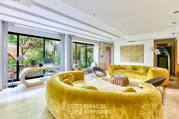 Appartement loft d’exception avec jardin – Quartier Trudaine