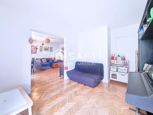 Appartement 4P avec balcon, cave et parking