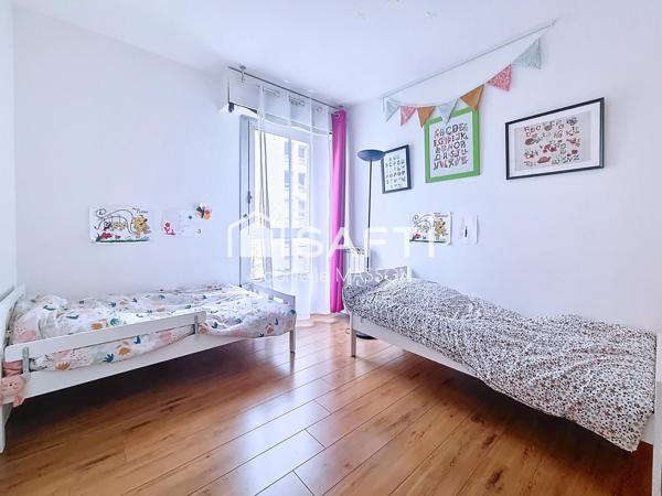Appartement 4P avec balcon, cave et parking
