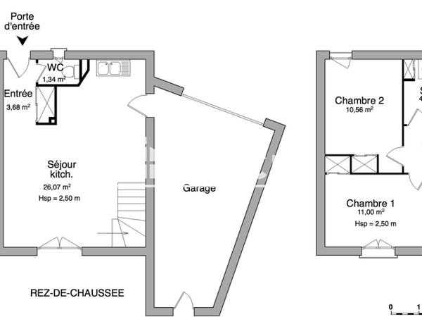 Location Maison 3 pièces 60.98 m² - 6 RUE DES GRILLONS Vouneuil Sous Biard 86580
