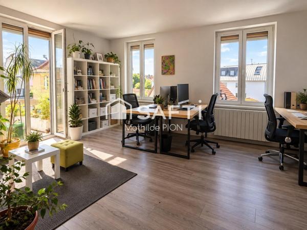Robertsau: appartement lumineux aux volumes généreux