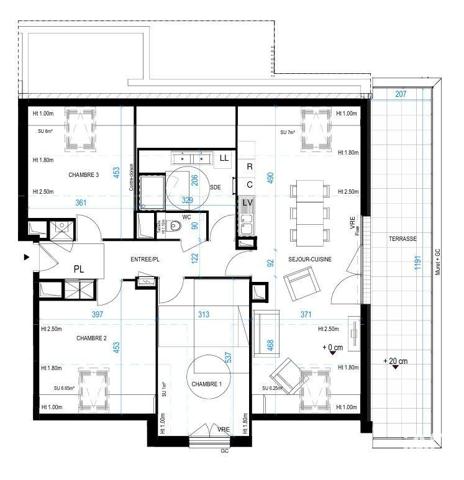 Appartement à vendre 4 pièces 81 m² Pornic