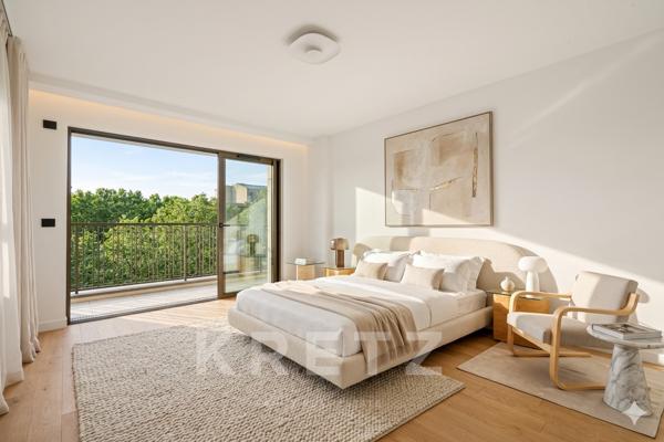 Appartement familial en plein coeur de Neuilly dans une résidence neuve haut de gamme.