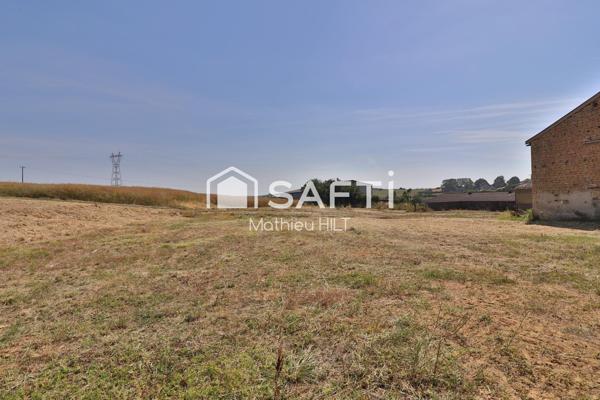 Terrain hors lotissement avec vue sur champs