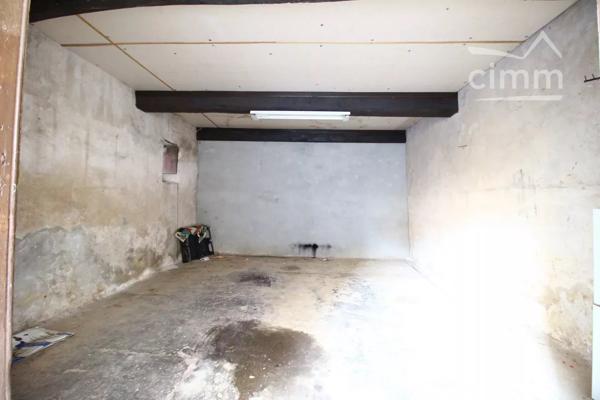 A vendre une maison de 228 m² avec un jardin avec au bout une dépendance, et un garage.