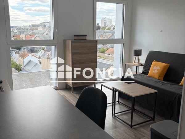 Location Studio 19.6 m² - 145 RUE NATIONALE Le Mans 72000