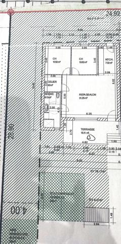 Dans un petit ensemble de 3 lots, villa de plain-pied de 71,66 m² sur une parcelle d'environ 315 m².