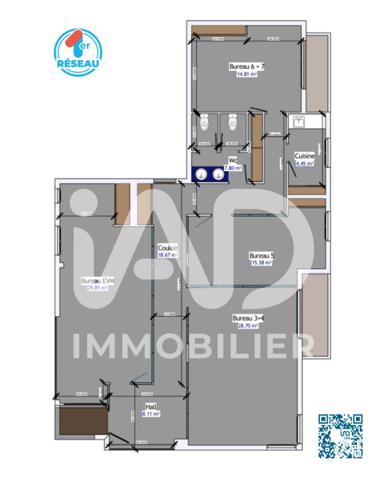 Bureaux à vendre 127 m² Besançon