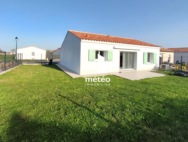 Maison récente de plain-pied – 70 m² – Saint-Michel-en-l’Herm