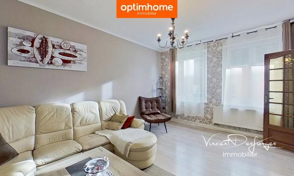 Maison de ville 111 m² – 3 chambres – Jardin clos – Nilvange