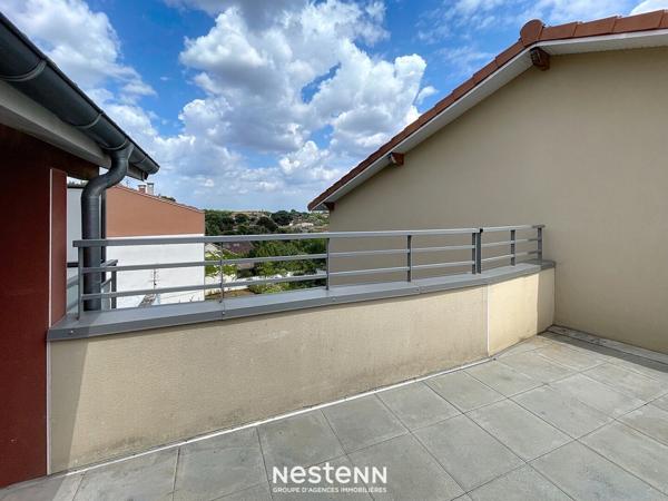 A VENDRE - Tournefeuille - Appartement T3 de 63m² avec grande terrasse et 2 places de parking