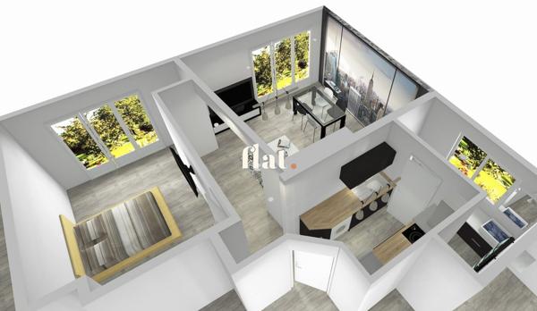 LOT DE 2 APPARTEMENTS TYPE 2 rénovés - Nantes Sud - Bd Joliot curie