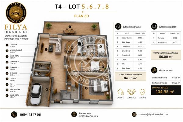Programme Neuf  de 17 maisons du T3 au T5