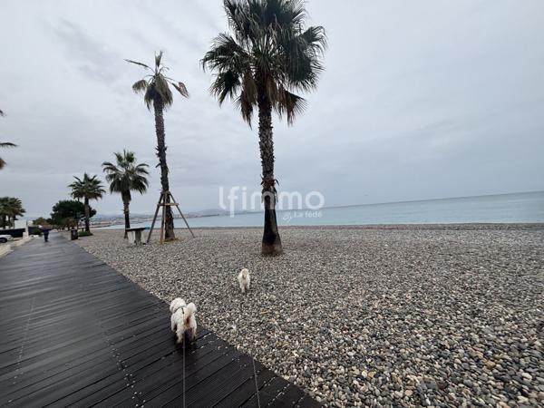 Marina, Vue mer, Studio 30 m² avec coin nuit et terrasse