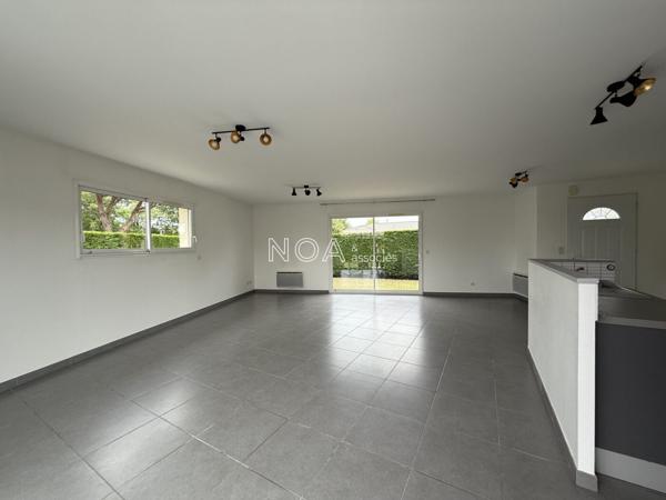 Maison de plain pied sur beau terrain