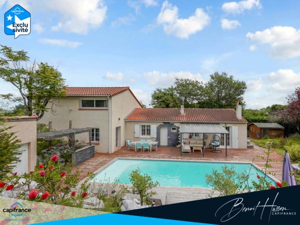 Maison T7 de 192m² avec piscine sur terrain de 2000m²