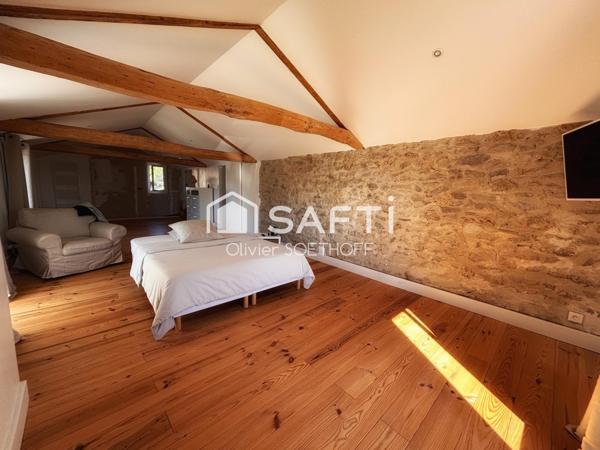 Maison de caractère avec jardin et piscine – Clairac