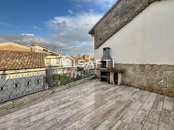A vendre maison de village avec grande terrasse Sud-Montauban