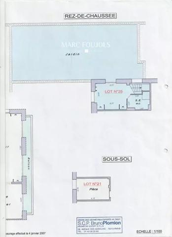 Appartement Paris 16ème, 6 pièces avec jardin. 238 m²