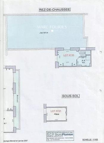 Appartement Paris 16ème, 6 pièces avec jardin. 238 m²