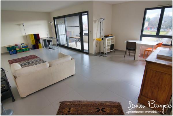 Appartement d’exception de 133 m² dans le Paquebot de Jean-Monnet au cœur de Saint-Genis-Pouilly