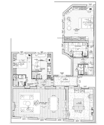 Appartement familial et de réception rue de Lille