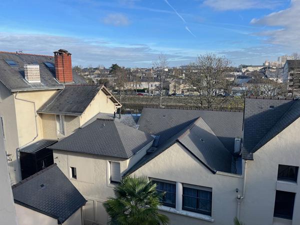 Bel appartement T2 cocooning au coeur de Laval avec vue Mayennn et place de parking