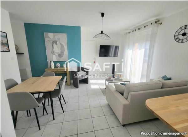 Appartement T2 bis avec une place de parking